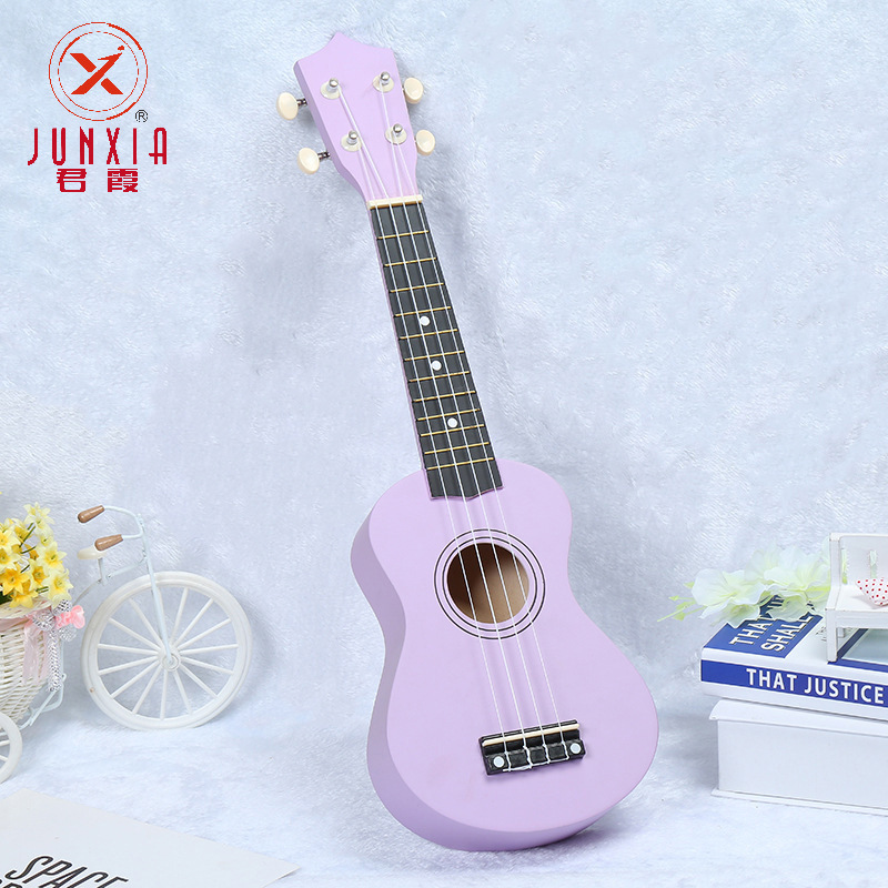 Factory Direct Supply Ukulele Ukulele Children's Small Guitar 21-Inch Wooden Ukulele Children's Plucked Musical Instrument