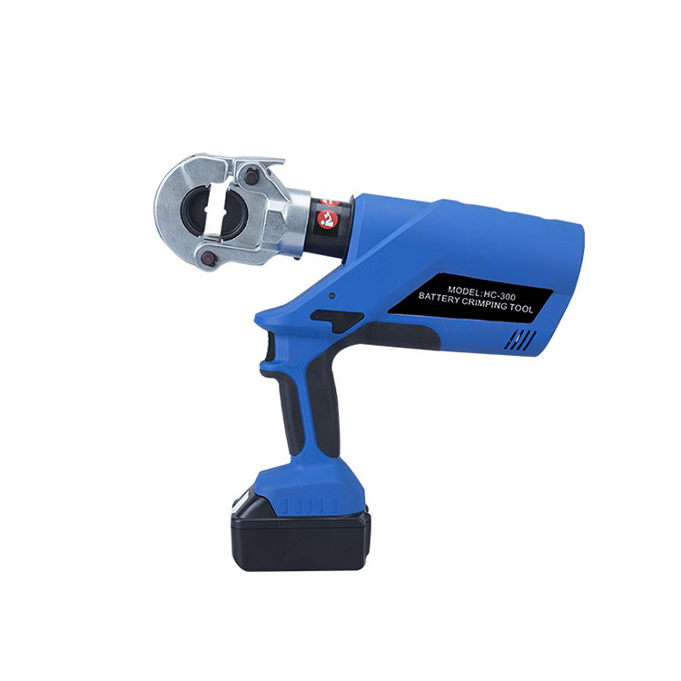 充电式压接钳300铜铝电缆压线钳液压压接钳hc-300压接钳