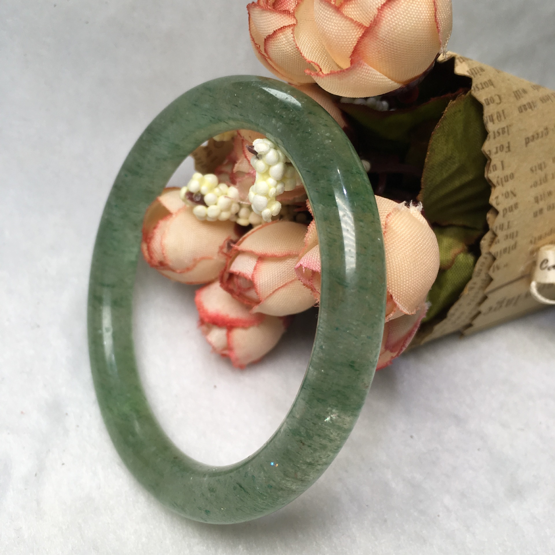 天然草莓晶 绿草莓手镯 深绿满籽绿草莓晶手镯水晶 女款手饰批发