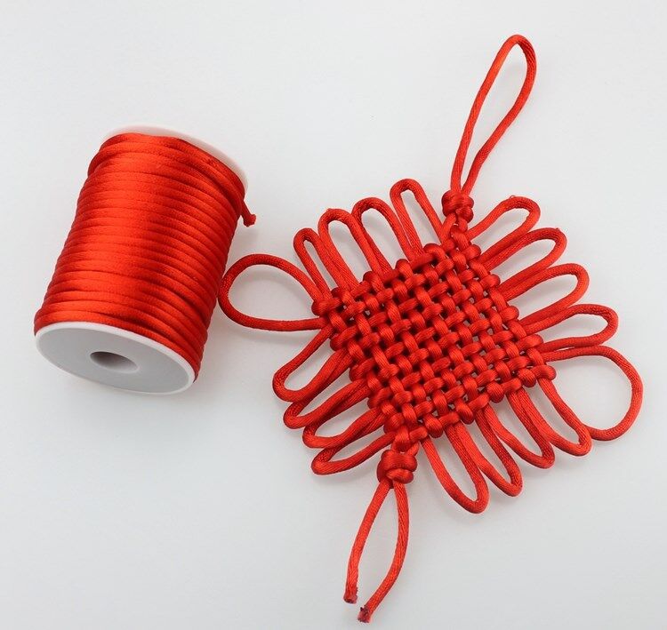 赣发线带5号韩国丝彩色现货涤纶韩国线中国结绳diy饰品袋束口绳