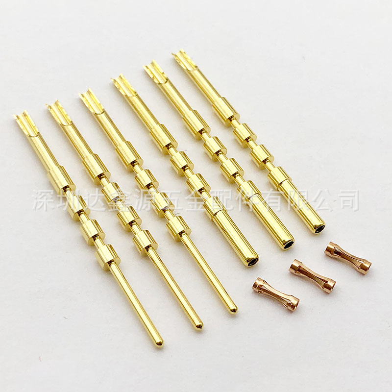 现货供应 插针插孔 连接器插针插孔 连接器1.0冠簧公母插插孔