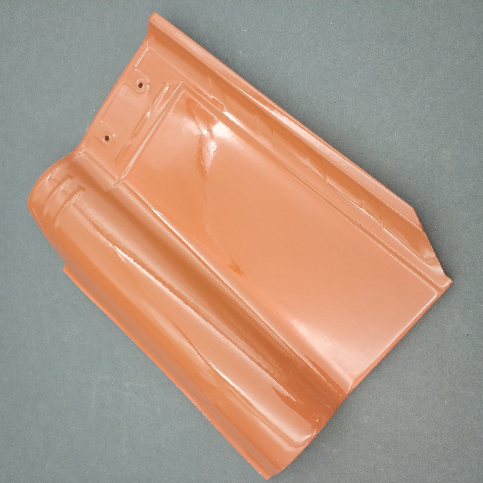 陶瓷屋面瓦片 中式罗曼瓦 硬度高抗冻性高 耐高温不釉裂 单波瓦