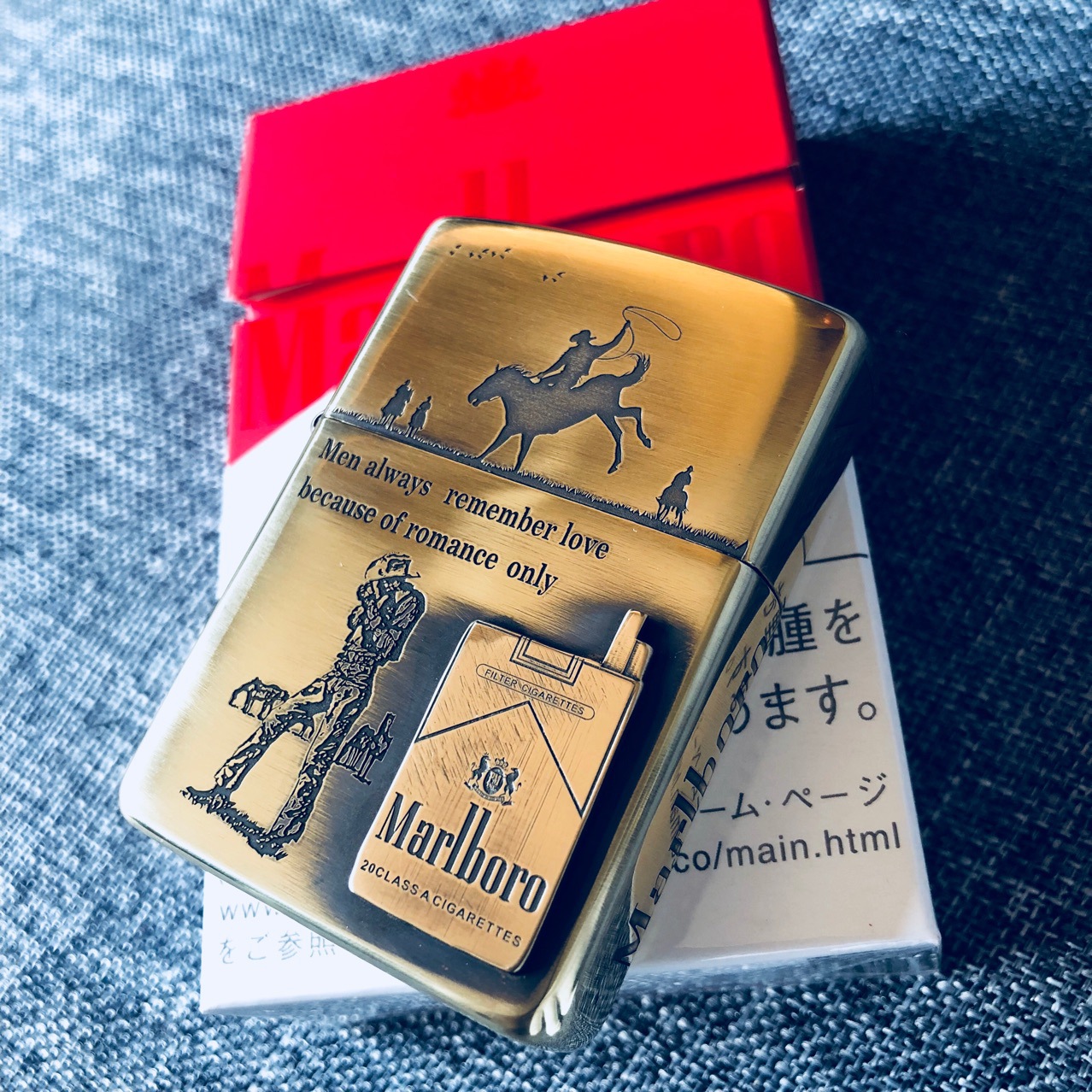 zippo打火机 贴章万宝路