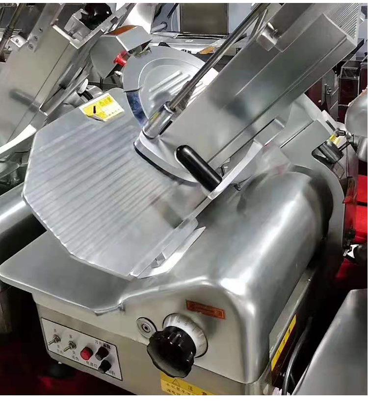 供应富士龙351全自动羊肉切片机商用 火锅店立式冻肉刨肉切卷机