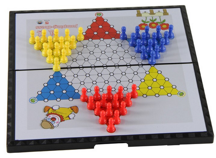 先行者 儿童益智玩具 磁性折叠 旅行 e-6 跳棋小号磁性跳棋游戏棋