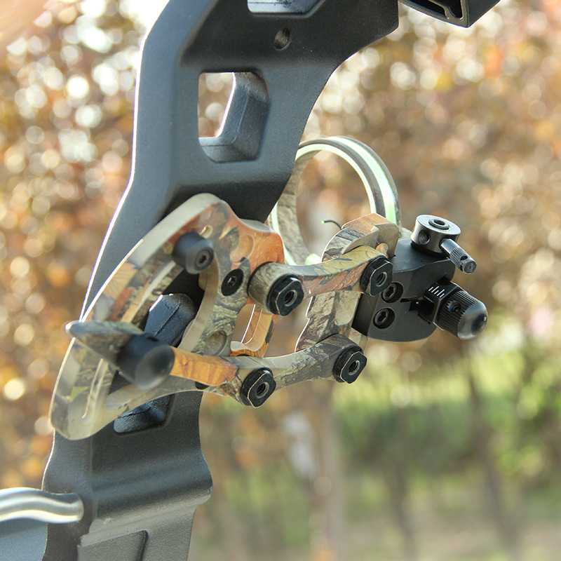 顶点tp9510单针瞄 弓箭射箭器材瞄准器 打猎迷彩复合反曲弓瞄