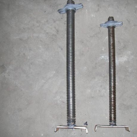 现货顶托可调节丝杆建筑配件钢管支撑顶托空心顶托油托 上托 下托