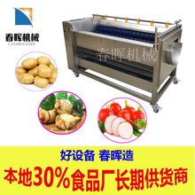 多功能不锈钢清洗机 厂家现货供应土豆红薯去皮机 自动喷淋毛刷机