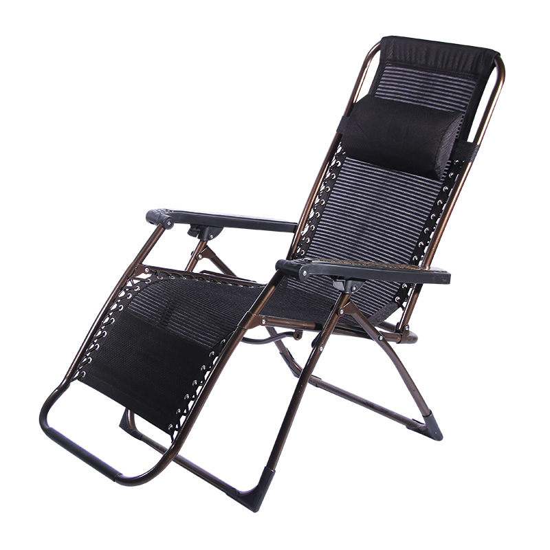 新款午休折叠躺椅 多功能户外休闲沙滩椅 透气舒适牛津布便携椅子