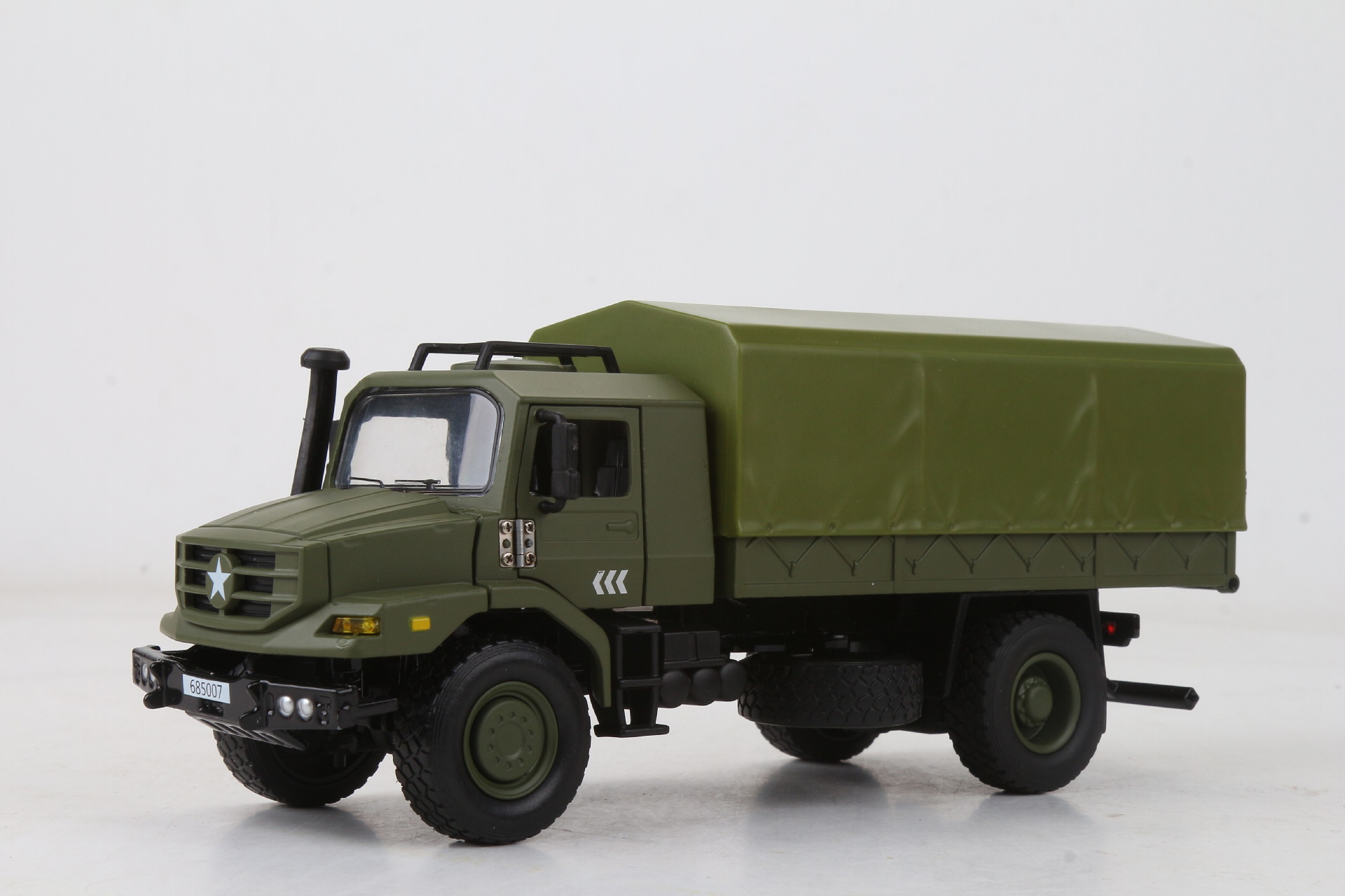 凯迪威(盒装)685007合金仿真卡车模型运输车男孩收藏军用