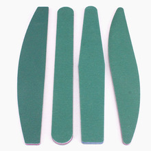 美甲工具高端砂纸锉指甲锉双面打磨砂条水洗锉条美甲绿色砂纸锉