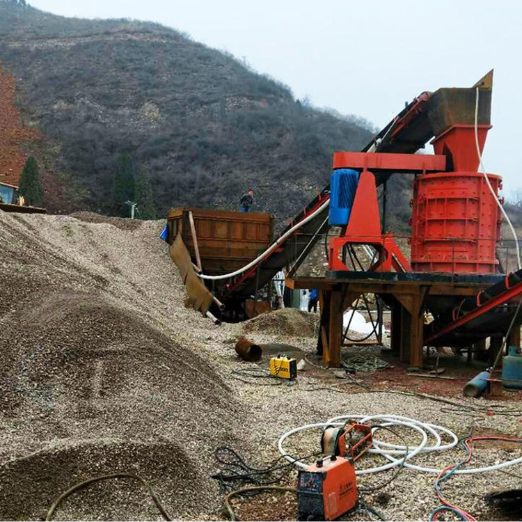 立式固定板锤制砂机 碎石河卵石破碎机 数控调速变频立轴制砂机