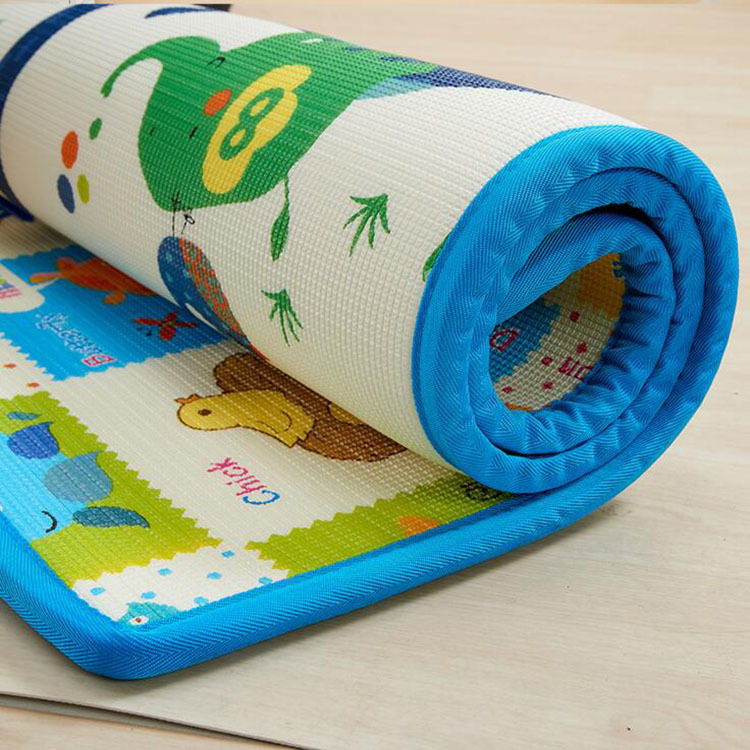吉吉兔爬行垫xpe爬行垫加厚20mm卷曲型爬行垫游戏垫宝宝爬爬垫