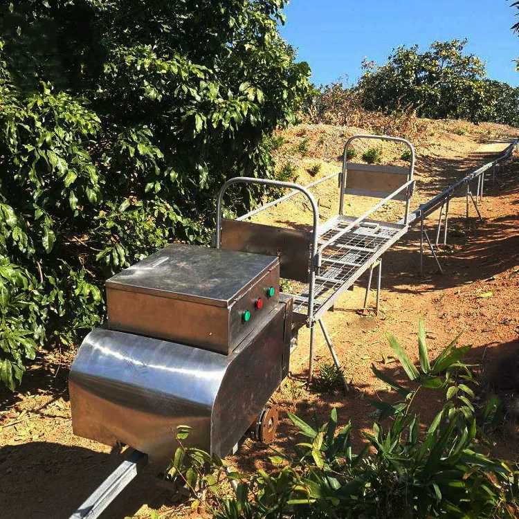 热卖单轨运输机 自走式用电轨道运输车农用搬运机山地果园运输