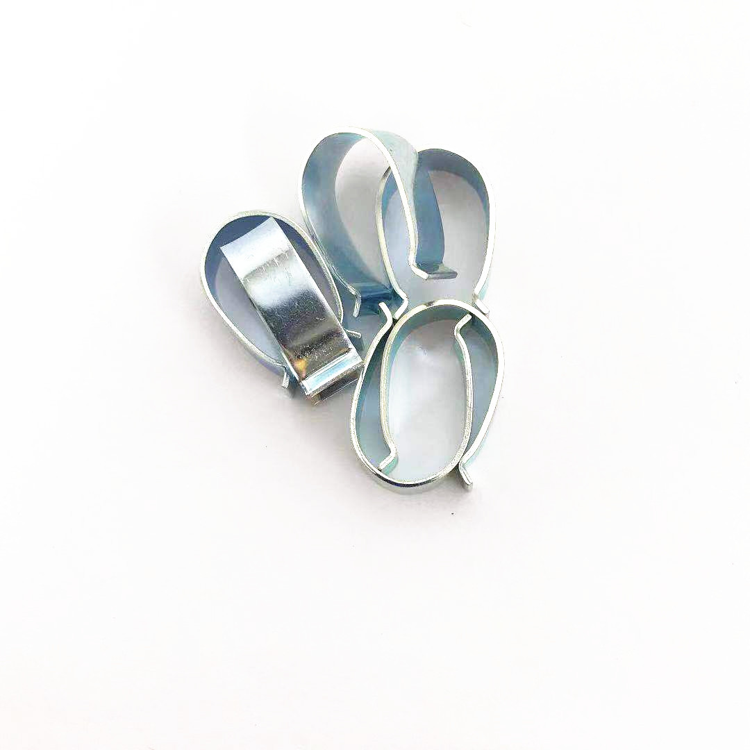 精选衣架五金弹簧片 弹簧卡扣 裤架夹具弹簧 卡扣夹弹簧