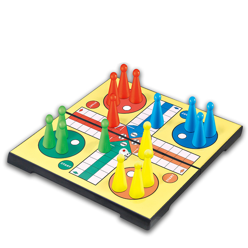 大盒卡通儿童飞行棋 桌面游戏早教益智玩具塑料棋子大盒玩具