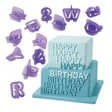 40pcs字母数字塑料饼干模具 翻糖印模 蛋糕装饰模具 DIY烘焙工具