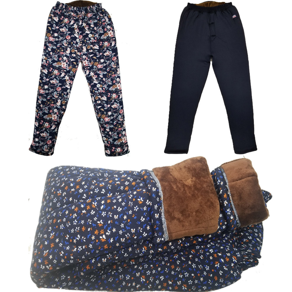 东北秋冬中老年女装加厚驼绒 棉裤 秋裤打底 加肥加大 地摊跑江湖