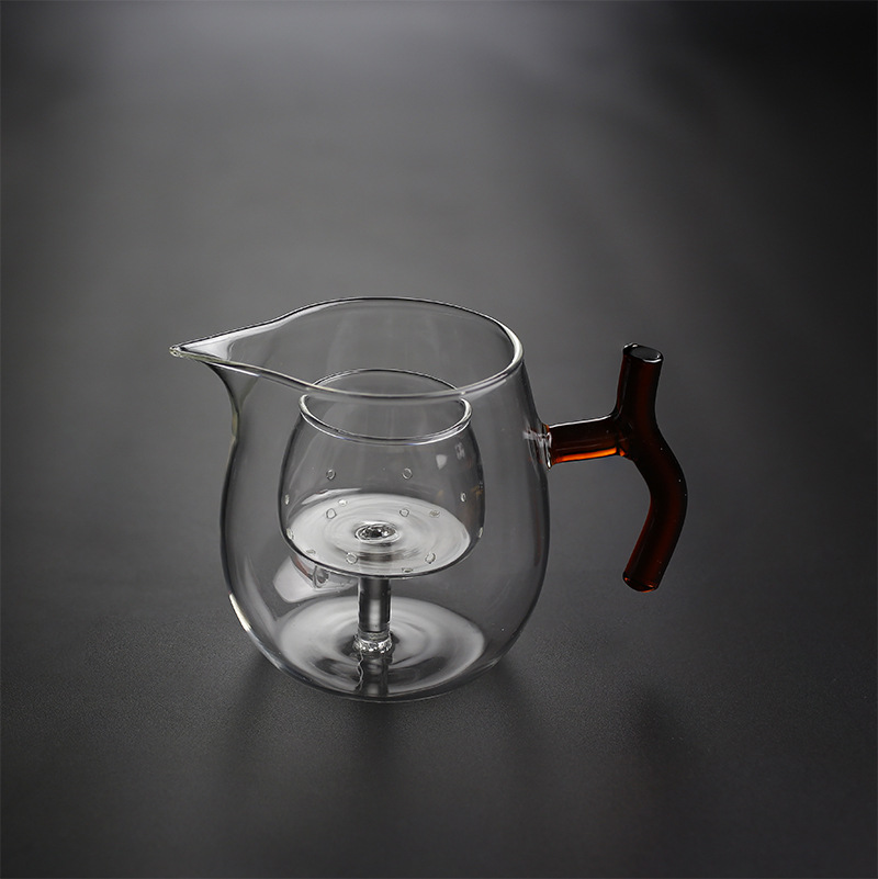 批发高硼硅玻璃公道杯送礼家用煮茶器小青柑公杯过滤内胆泡茶壶