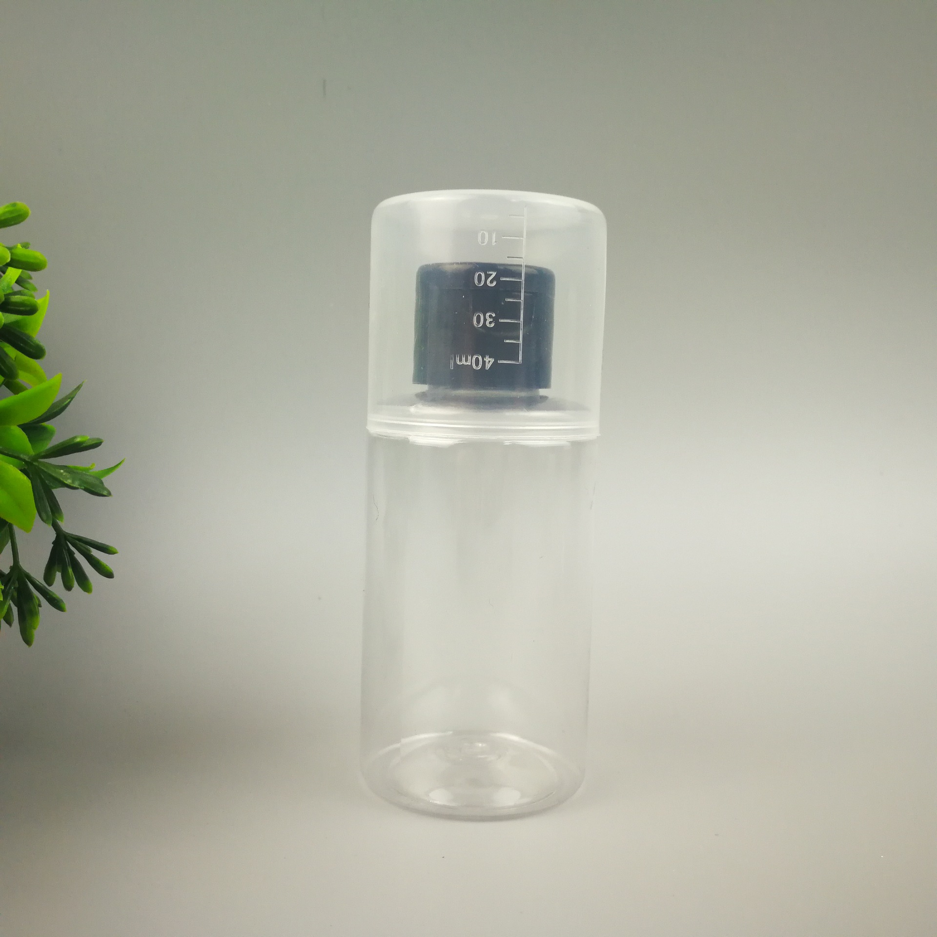 现货100ml翻盖瓶 100毫升液体瓶 塑料翻盖挤压瓶 透明小药瓶