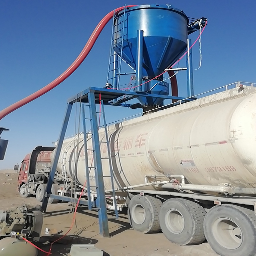 电厂炉灰粉气力输送机电厂清理煤灰钢板仓气力输送机