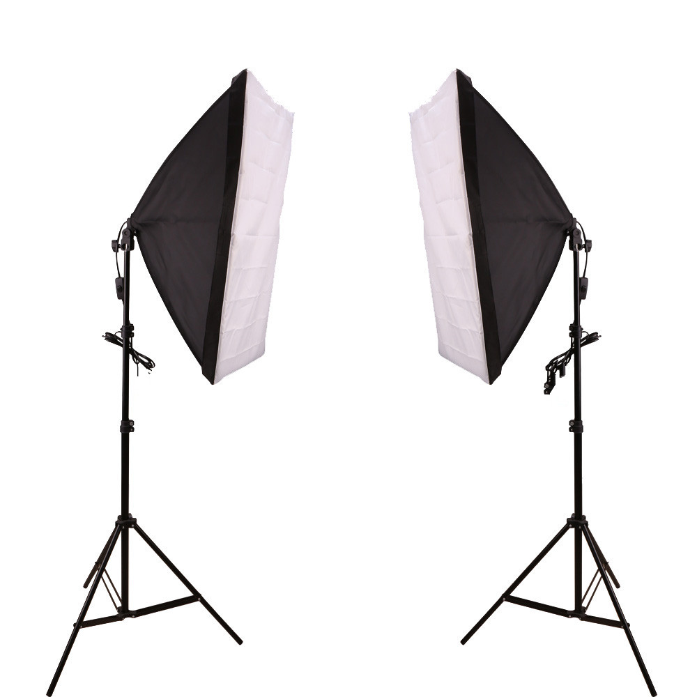 摄影灯套装直播柔光箱摄影灯泡产品服装拍摄补光灯拍照灯摄影器材
