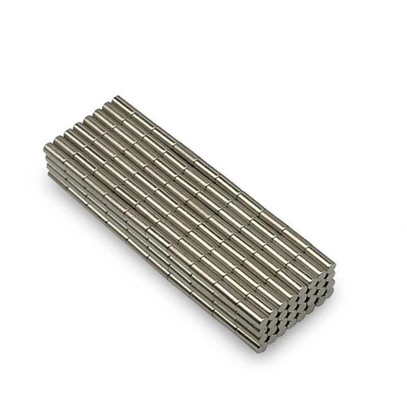 亚克力玩具磁铁 圆柱形强磁2*10mm 强力磁柱2x10mm吸铁石厂家批发