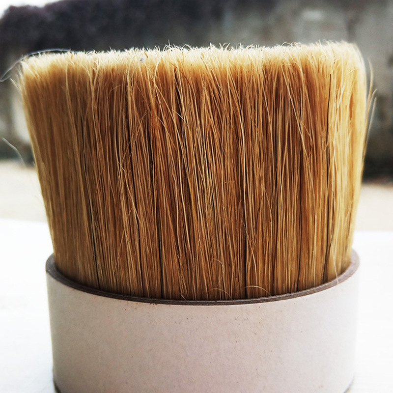 厂家直销50～90分 76mm原白色猪鬃毛动物毛鬃及刷子用毛 量大从优