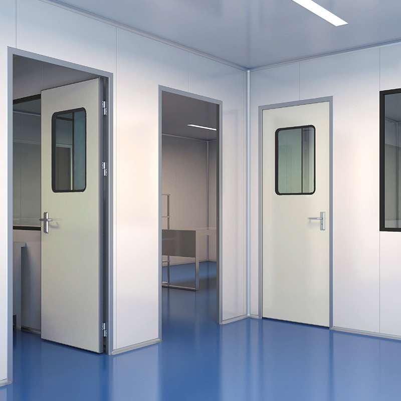 医院彩钢板净化钢质门 化妆品药品无尘车间 实验室气密净化门
