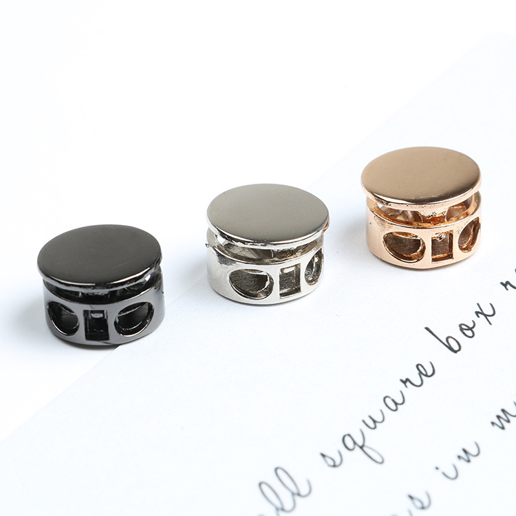 金属圆形弹簧猪鼻扣卡扣弹簧扣羽绒服卫衣吊钟卡绳松紧调节扣