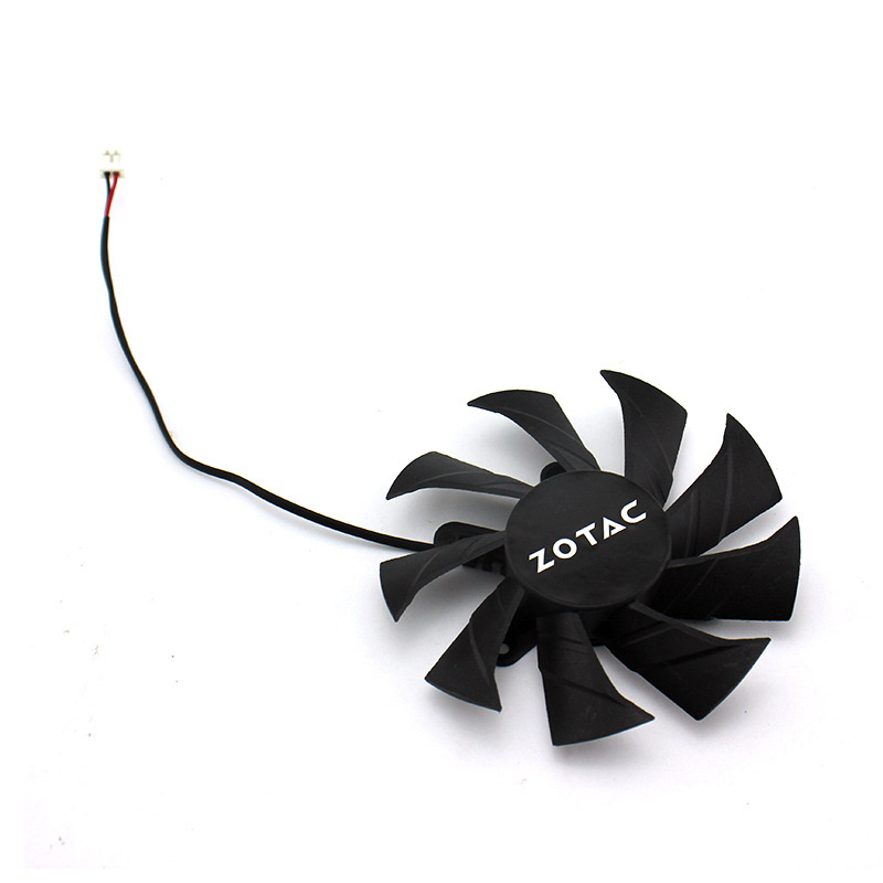 适用于索泰geforcegtx1050雷霆版1050ti 雷霆版 pa双滚珠显卡风扇
