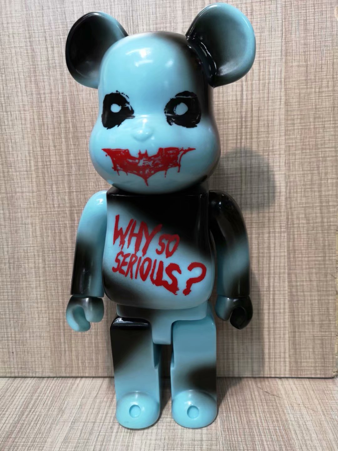 吸血鬼bearbrick1000%积木熊暴力熊蝙蝠侠手办小丑模型熊玩具摆件