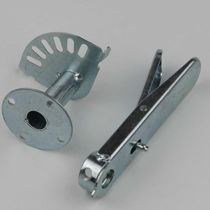 镀锌手动调节阀手柄 风阀压嘴排风设备配件 风阀风量调节阀执行器