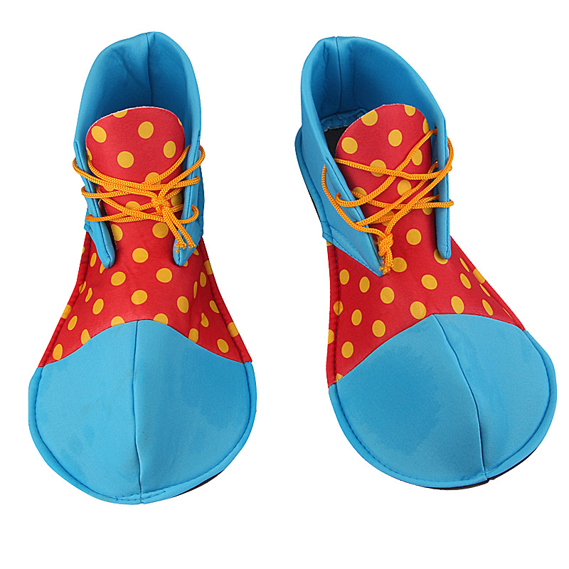 愚人节cosplay成人儿童小丑鞋子表演服舞台演出装扮恶搞大头鞋饰