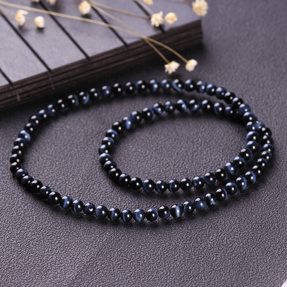 天然蓝虎眼 闪电蓝虎眼手链 一等蓝虎眼石手串直销高品质批发