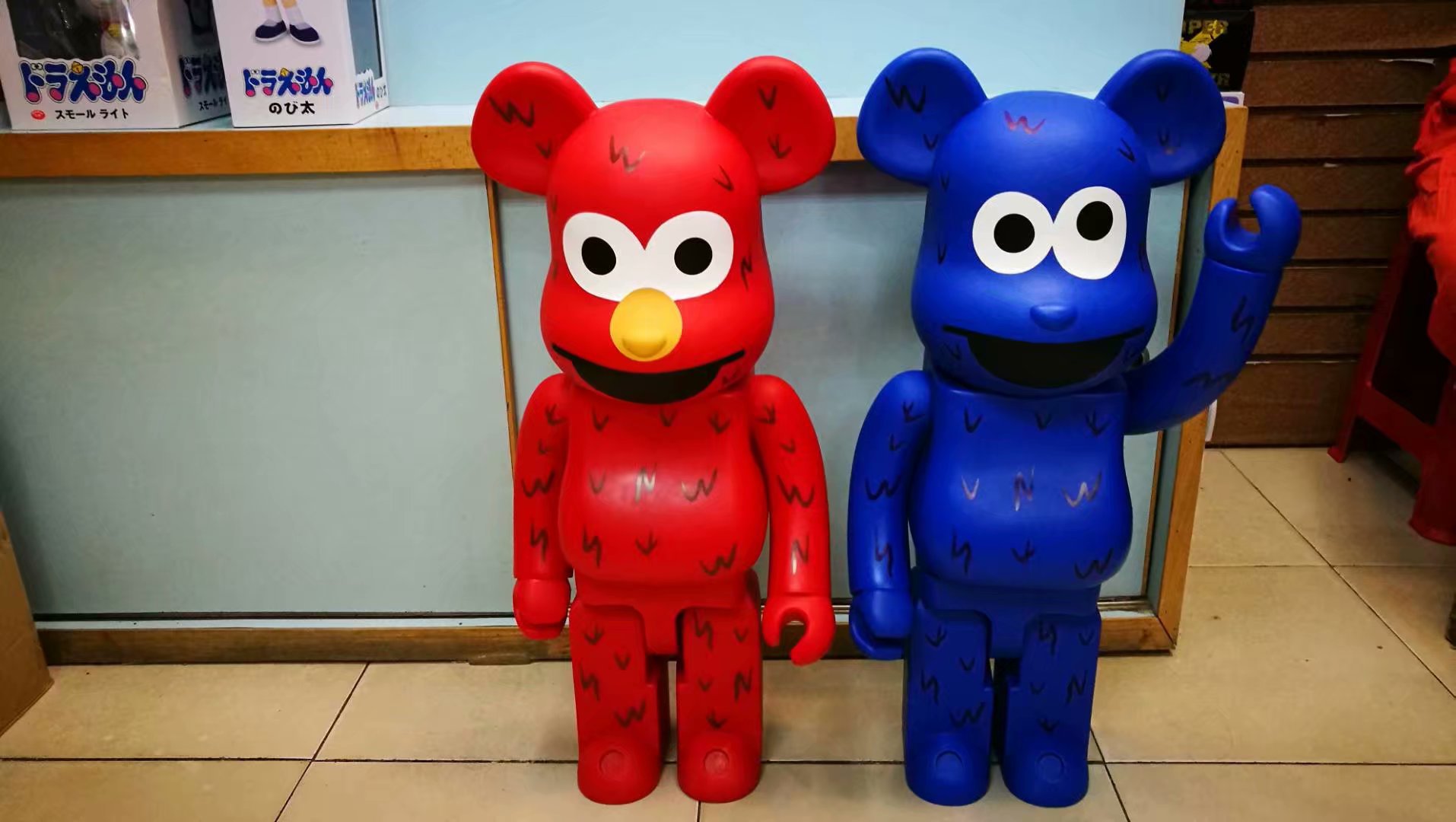 bearbrick1000%暴力熊客厅摆件电视柜手办积木熊sesame模型70cm