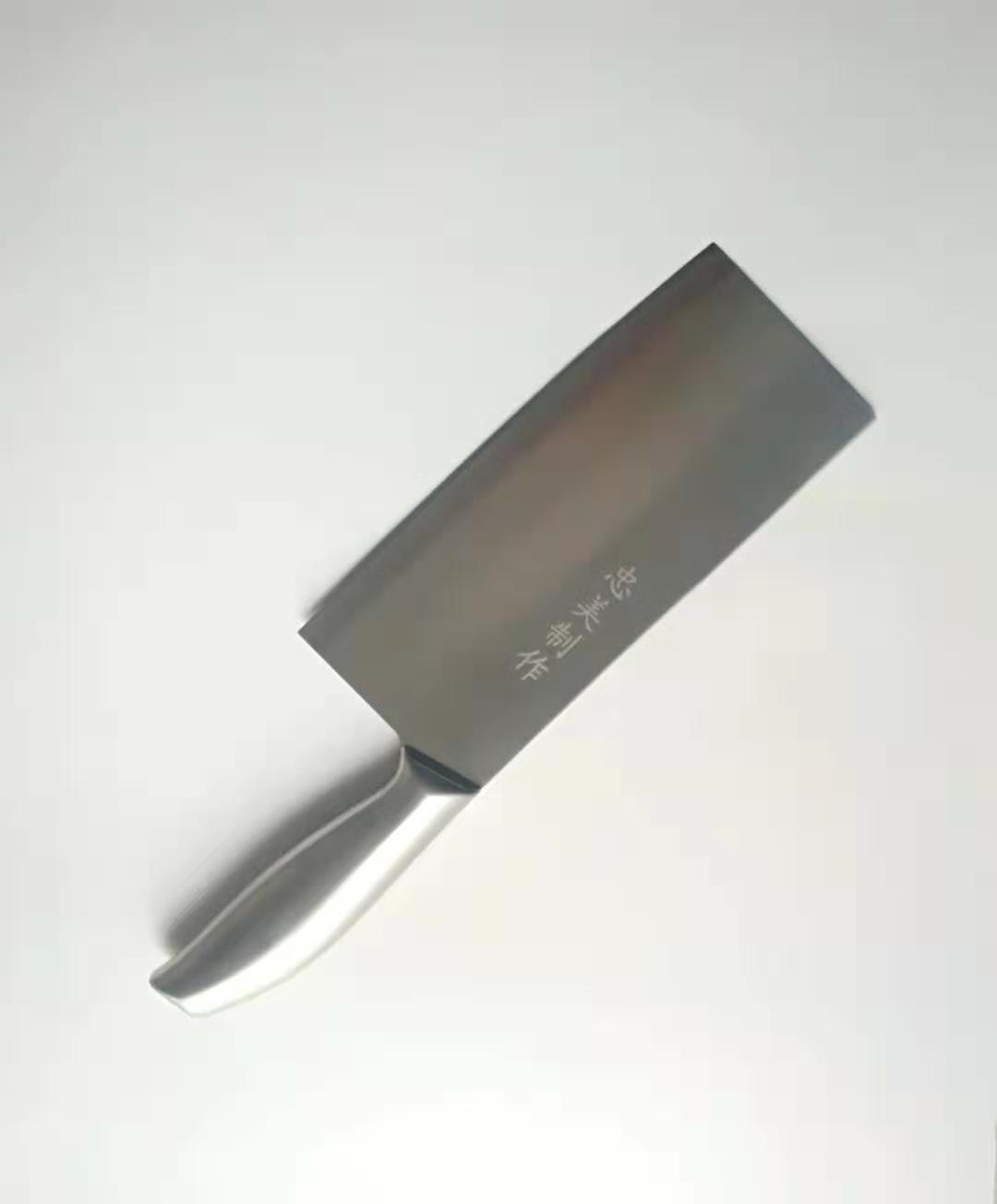 直销全不绣菜刀空心柄厨房刀具礼品菜刀不绣钢砍切多用刀具