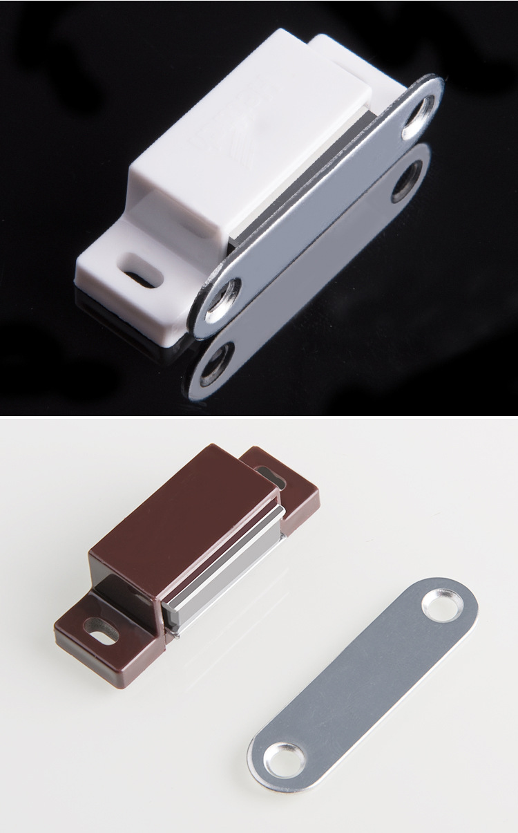 厂价货源特卖五金家具衣橱柜门磁吸 小号abs塑料强力磁吸门碰