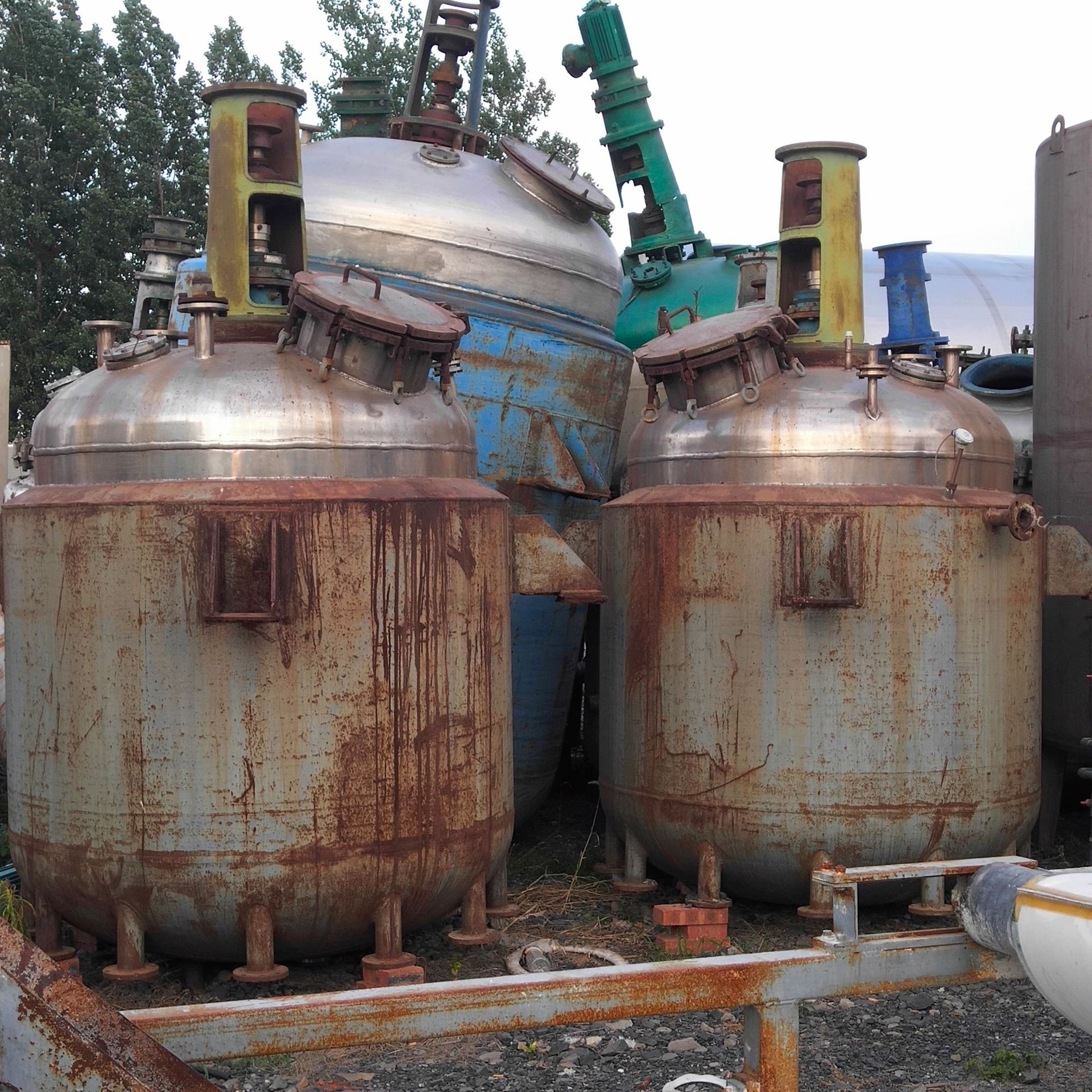 供应二手不锈钢反应釜 二手大型不锈钢反应釜 二手高压应反应釜