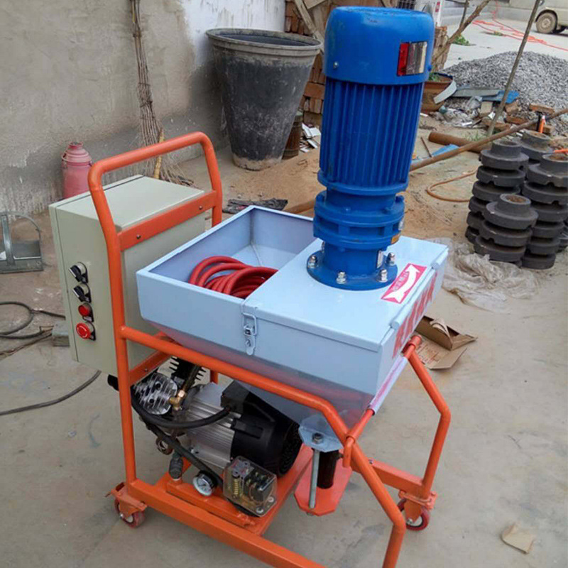 全自动真石漆外墙喷涂机 多功能腻子喷涂机