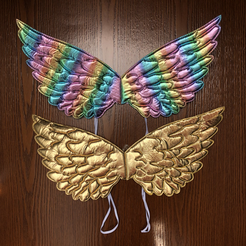 天使翅膀 颜色 3色可选 尺寸 44cm*23cm 克重 整套约50克左右 包装?