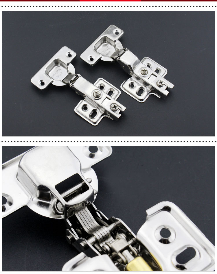 浅杯c888不锈钢开尾液压合页橱柜阻尼铰链浅杯浴室柜铰链揭阳