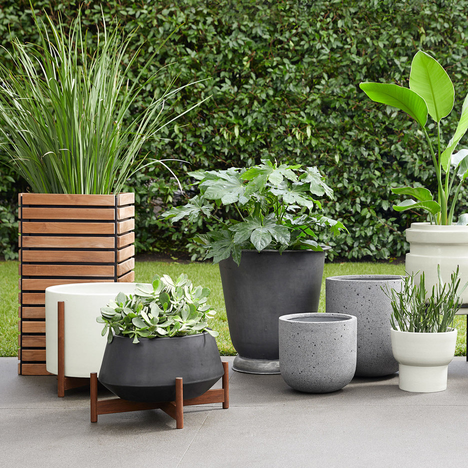 钢木户外花钵售楼处酒店景观防腐木实木花槽商场定制创意组合花箱