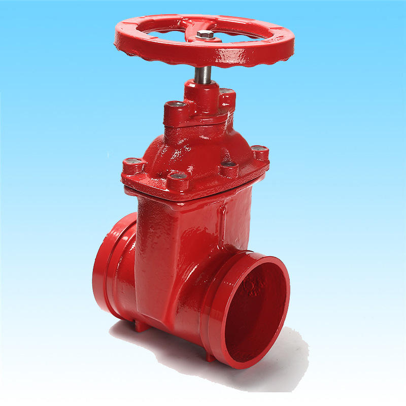 沟槽软密封暗杆闸阀z85x-16q沟槽明杆闸阀厂家现货供应可加工定制