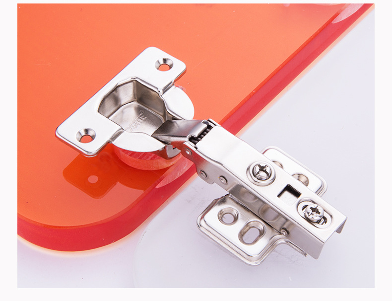 奥斯特固定式厚门板铰链橱柜液压40杯特殊门专用合页家具五金批发