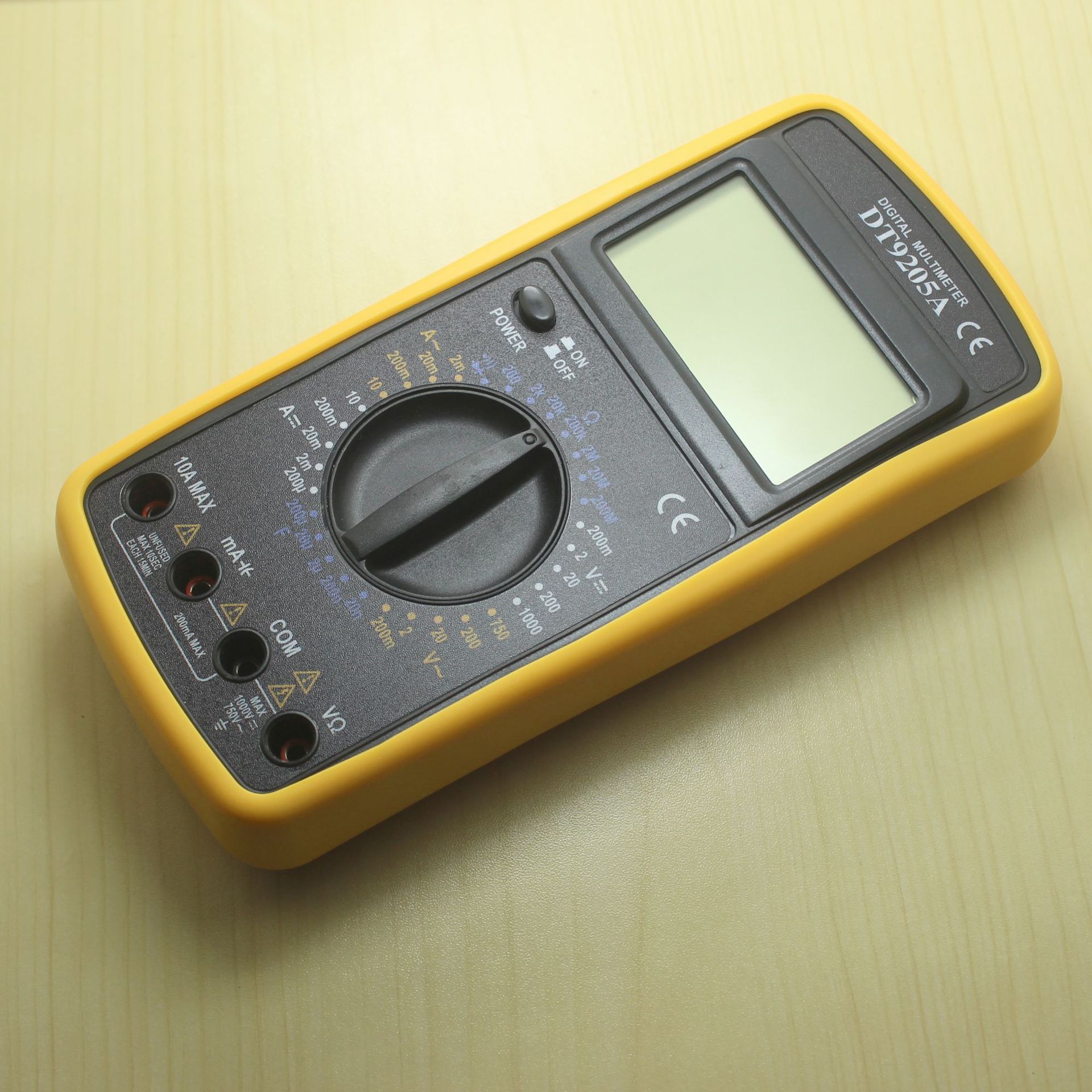 数字万用表维修测量万用表手持式万用表通用型多用表dt9205a