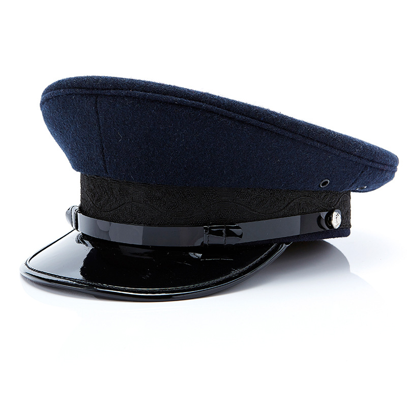 南航飞行员机长大檐帽大盖帽男空少国航深航帽学生表演大沿帽子