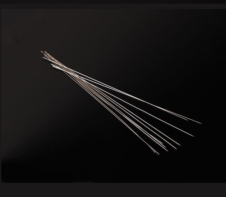 手作超细串珠针穿珠针渔线钢丝针串珠引线针穿珠针细针米珠针