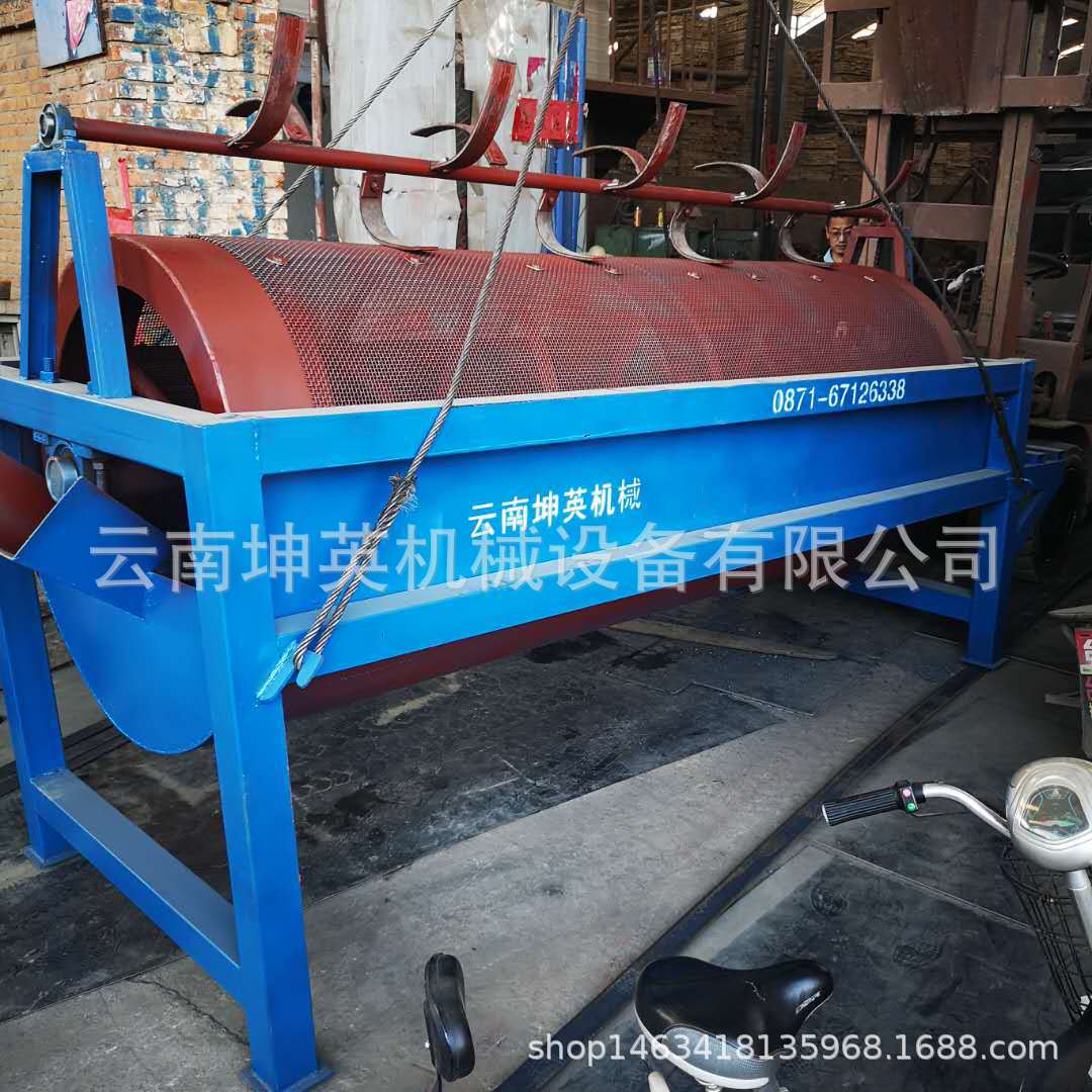 云南小型滚筒筛 昆明滚筒筛生产厂家 无轴滚筒筛 矿石