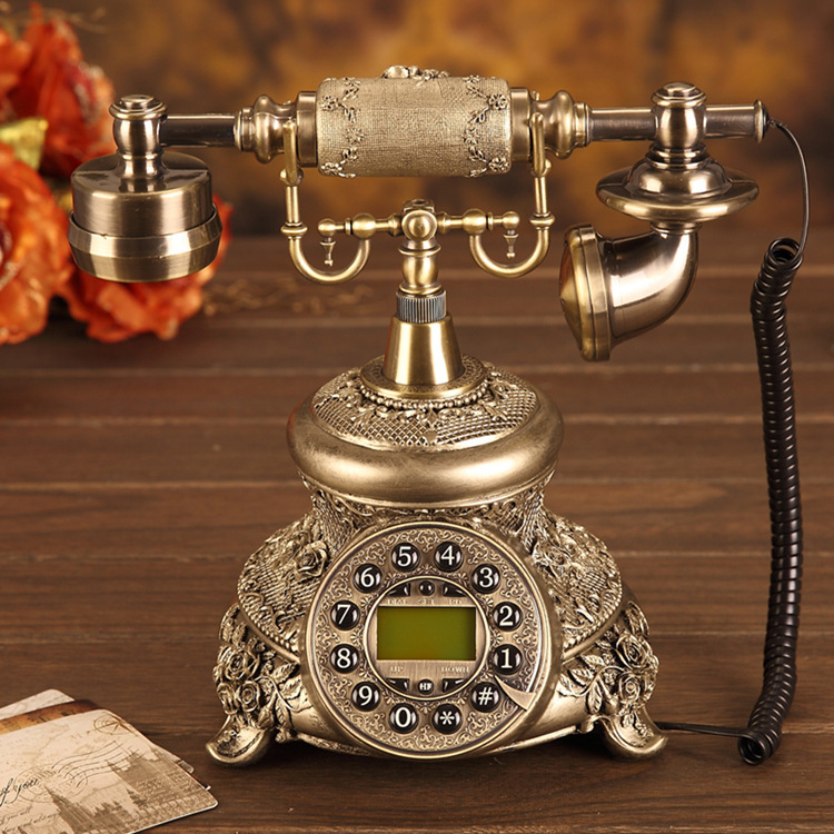 至臻厂家品牌仿古复古电话欧式时尚创意公主电话家用装饰固定座机